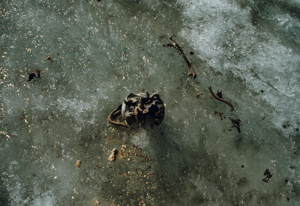 preserved bodies in ice