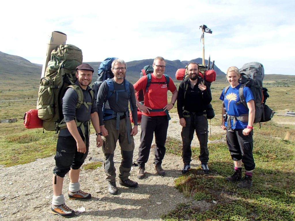 The Secrets of the Ice team before heading out on fieldwork.