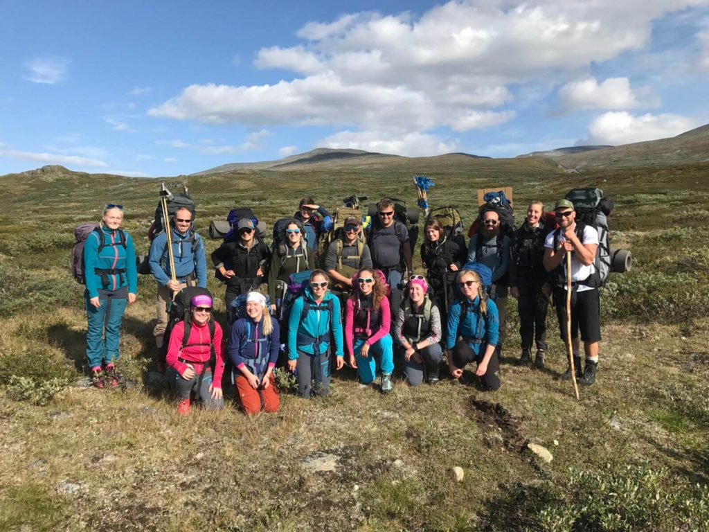 Ready for the hike up to the Storfonne basecamp.