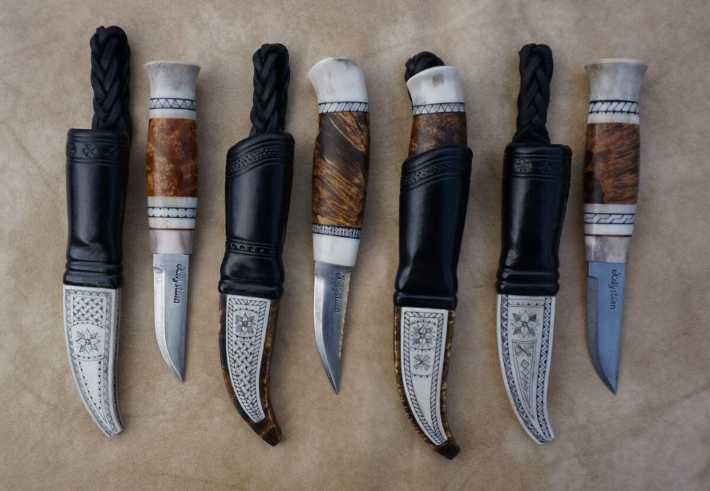 Beautiful knives made by Reidar.
