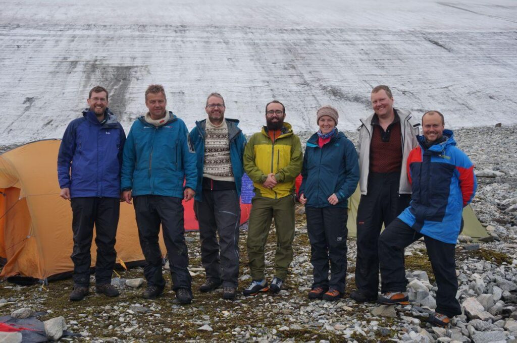 The 2014 crew at Langfonne